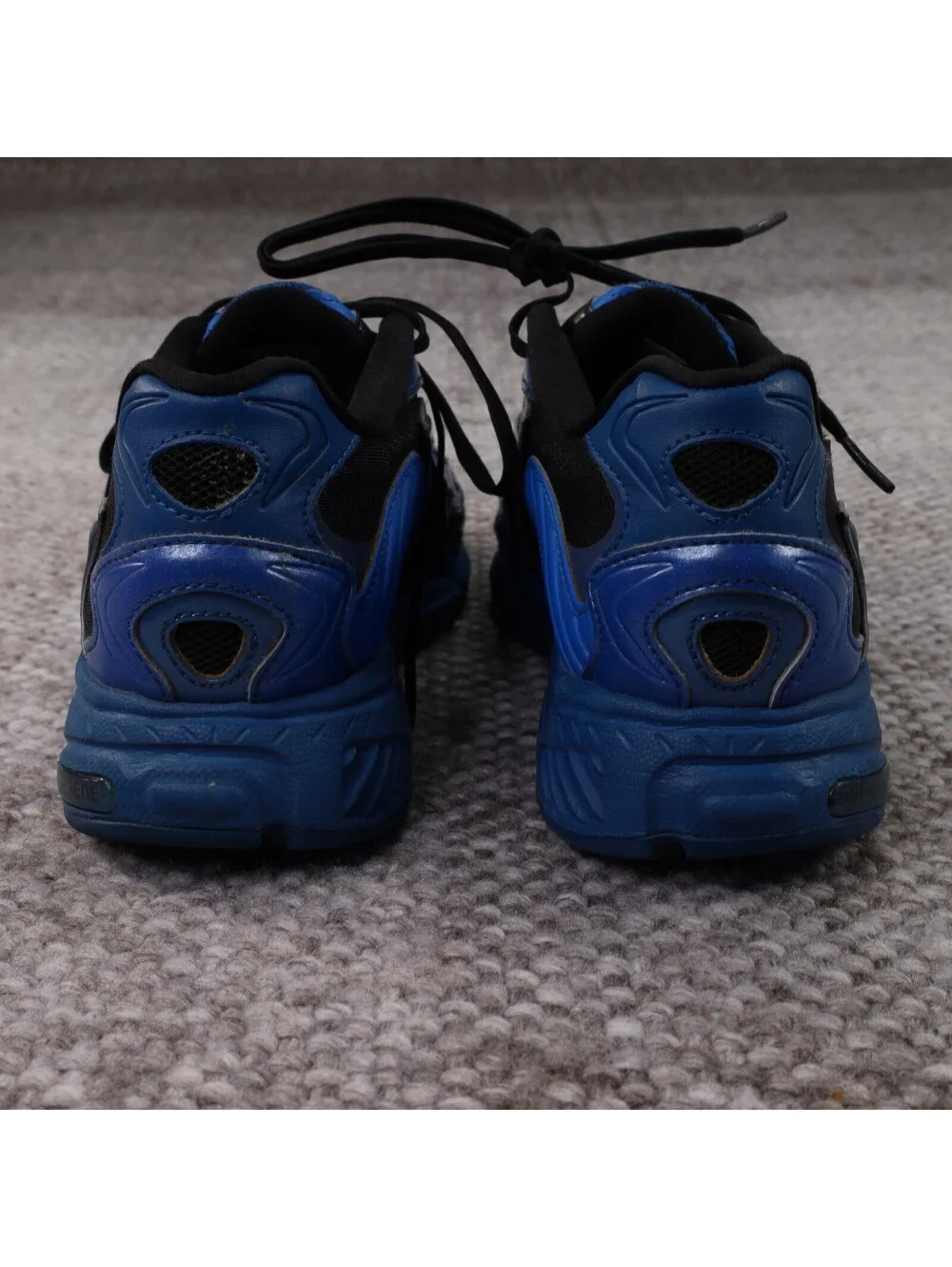adidas Orketro 2.0 Blue Black Mens 7.5 Women's 9 Running Shoes Sneakers Y2K Tech